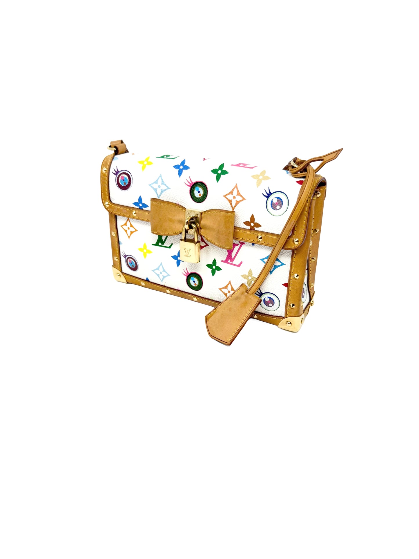Louis Vuitton x Takashi Murakami Eye Miss You Multicore Multicolor White