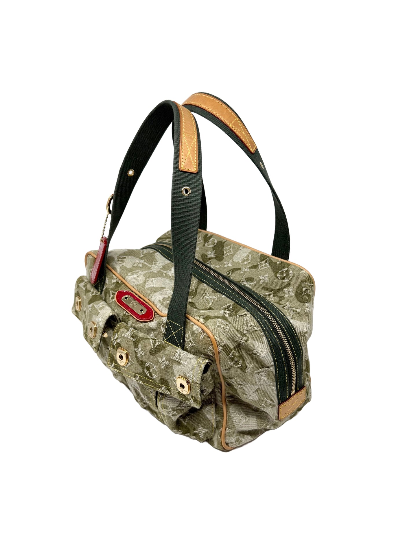 Louis Vuitton Takashi Murakami Monogramouflage  Denim Jasmine Camouflage Bag