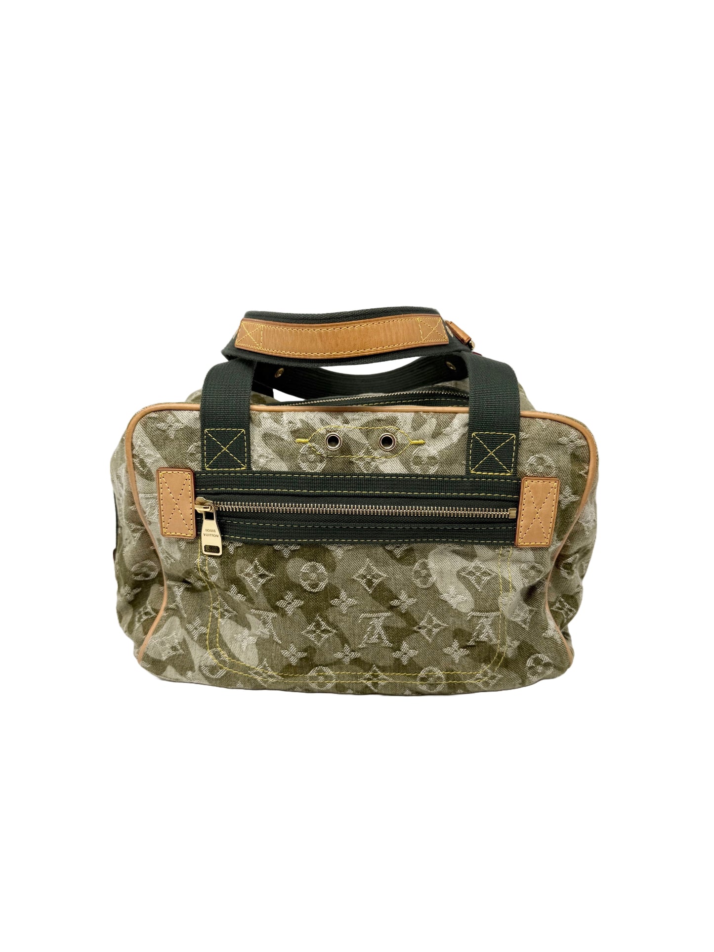 Louis Vuitton Takashi Murakami Monogramouflage  Denim Jasmine Camouflage Bag
