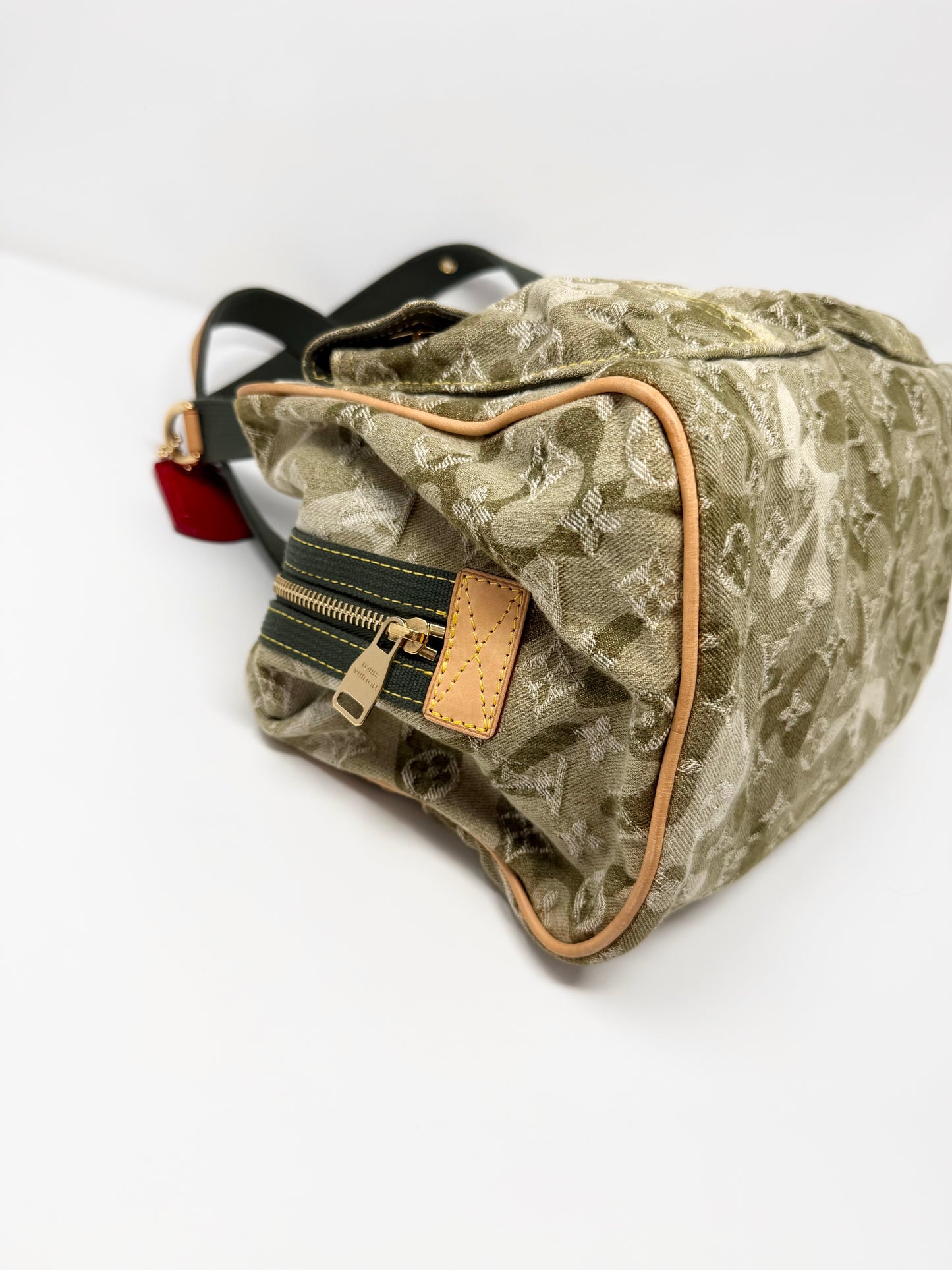 Louis Vuitton Takashi Murakami Monogramouflage  Denim Jasmine Camouflage Bag