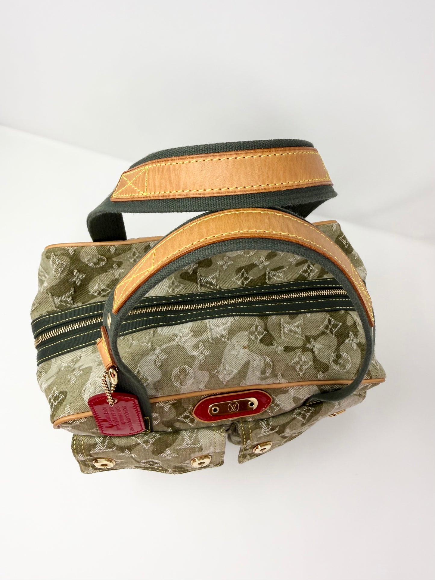 Louis Vuitton Takashi Murakami Monogramouflage  Denim Jasmine Camouflage Bag
